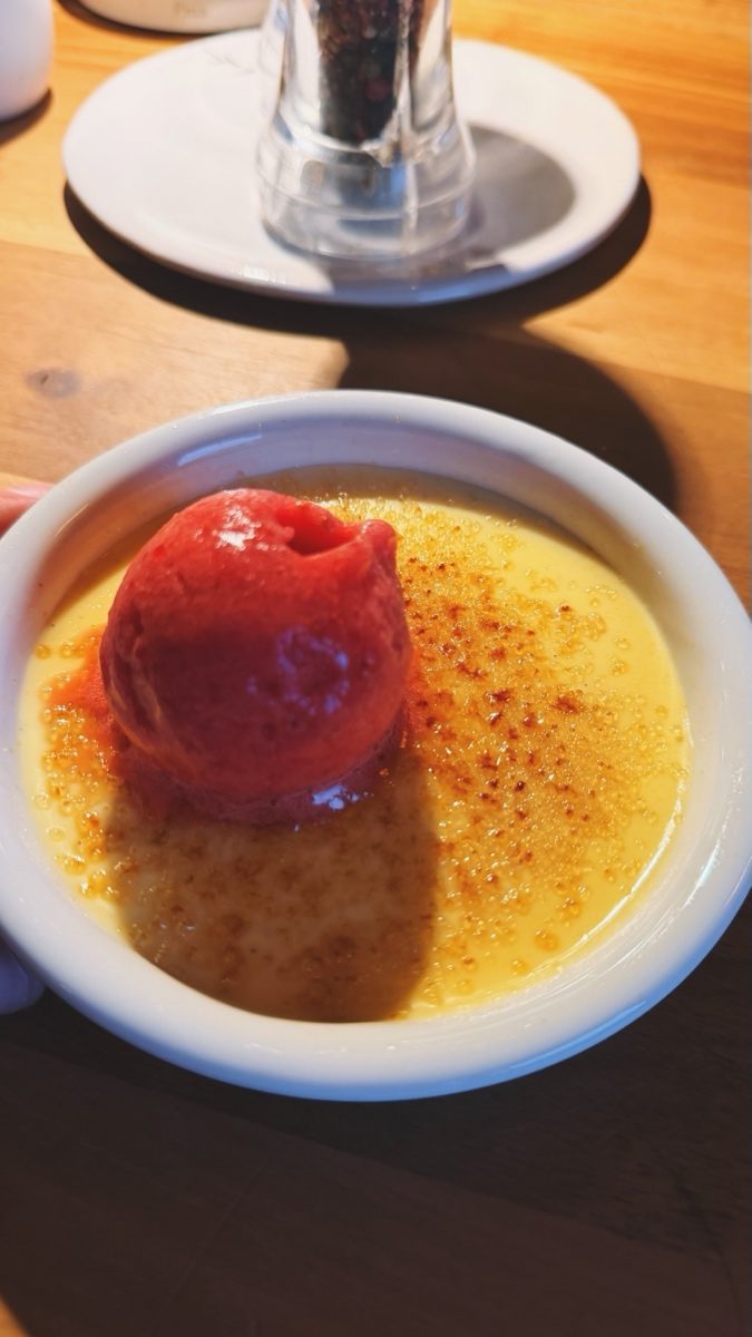 Rifugio Fodara Vedla - dessert at dinner
